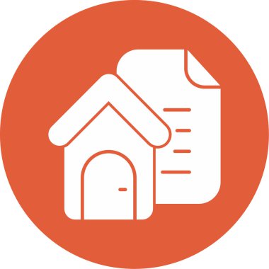 Eve. Web simgesi basit illüstrasyon