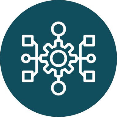 Seo simgesinin vektör illüstrasyonu