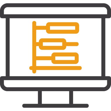 veri analiz çizelgesi simgesi - taslak biçimi