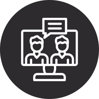 İnsan simgesinin vektör illüstrasyonu