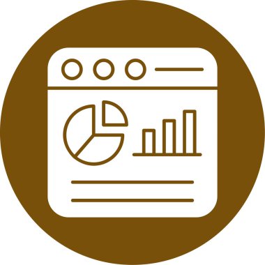 grafik ikonu vektör illüstrasyonu