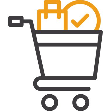 Alışveriş arabası. Web tasarımı