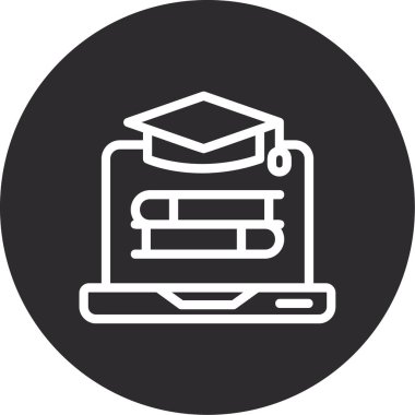 Kitaplar. Web simgesi basit illüstrasyon