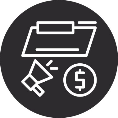 vektör para simgesi illüstrasyonu