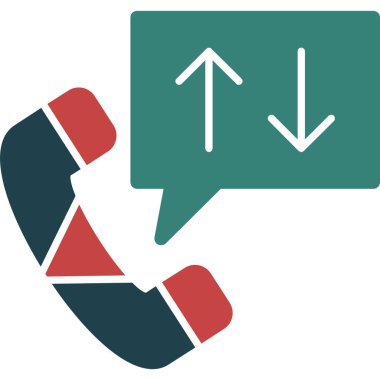 Çağrı. Web simgesi basit illüstrasyon