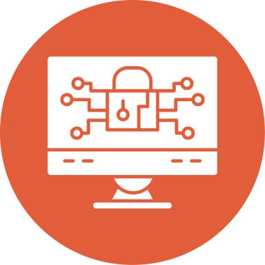 Güvenlik simgesi, vektör çizimi