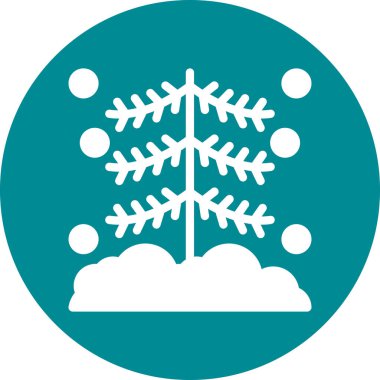 Kar simge vektör çizim