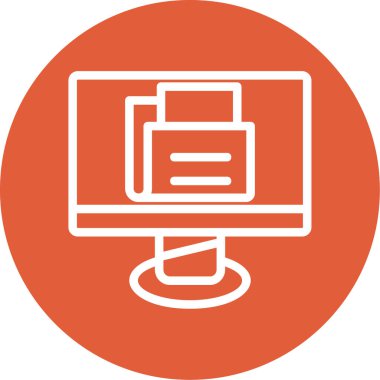 dizüstü bilgisayar web renk simgesi