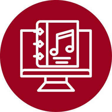 Bilgisayar. Web simgesi basit illüstrasyon