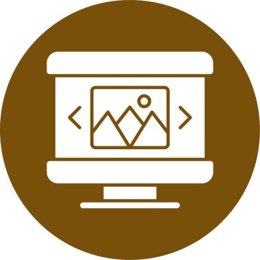 Ağ simgesi. Basit simge