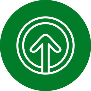 Bir ağaç simgesinin vektör illüstrasyonu