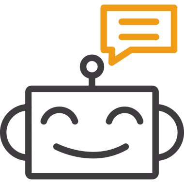 robot ile sohbet kabarcık