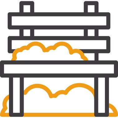 Pastanenin fırın simgesi - taslak biçiminde