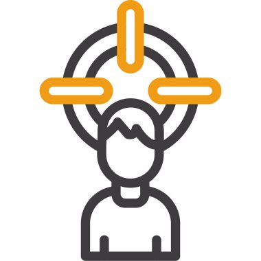 İş adamı. Basit tasarım