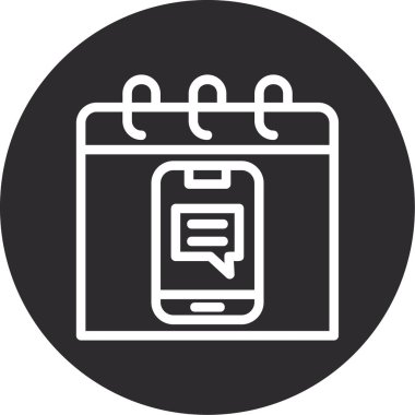 cep telefonu vektör simgesi modern basit vektör çizimi