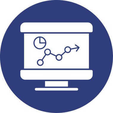 Çizelge. Web simgesi basit illüstrasyon