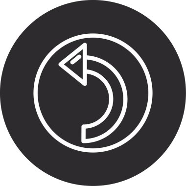 Saat simgesinin vektör illüstrasyonu