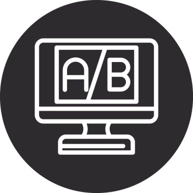 seo modern simgesinin vektör illüstrasyonu