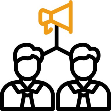 İnsanlar. Web simgesi basit illüstrasyon