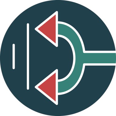 Modern b 'nin vektör illüstrasyonu simge müziğinden yoksun