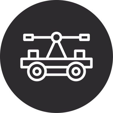 Modern simgenin vektör illüstrasyonu