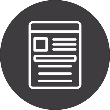 Kitap simgesinin vektör illüstrasyonu