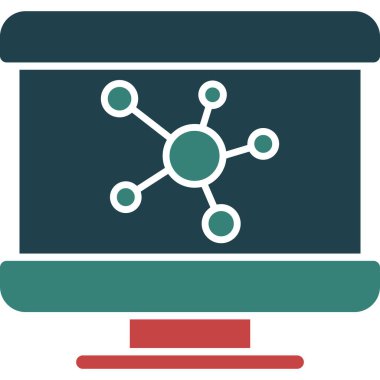 Modern simgenin vektör illüstrasyonu