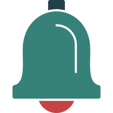 Çan Düz Vektör Simgesi