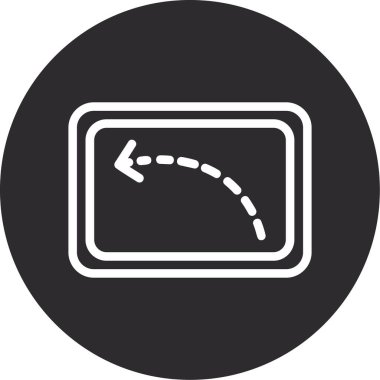 ok simgesi vektör illüstrasyonu