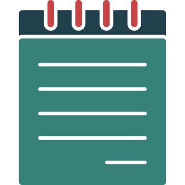 Takvim simgesinin vektör illüstrasyonu