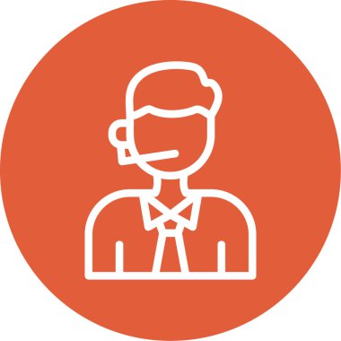 Maskeli bir kişinin vektör çizimi