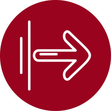 Ok vektör çizim simgesi