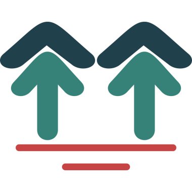 iki ok vektör çizgisi simgesi, işaret, illüstrasyon