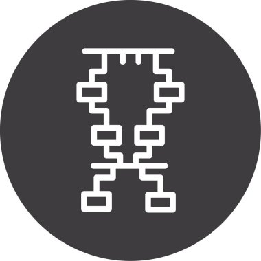 Modern b 'nin vektör illüstrasyonu eksik simgesi