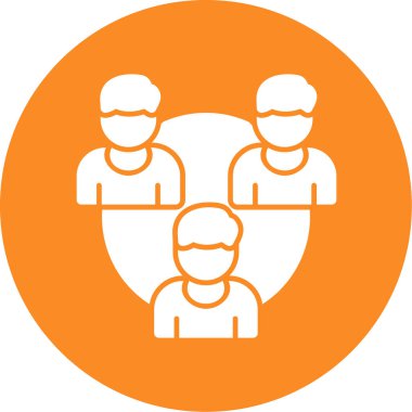 Takım. Web simgesi basit tasarım