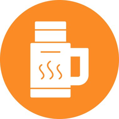 Bir kahve simgesinin vektör çizimi