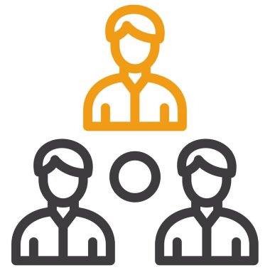 Kullanıcı simgesinin vektör çizimi