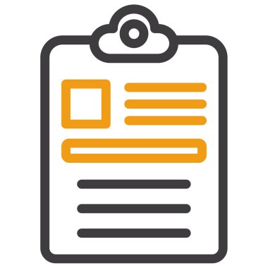 iş yönetimi dairesi simgesi ana hat biçiminde