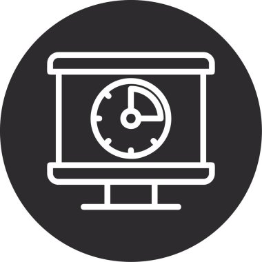 bilgisayar simgesi vektör illüstrasyonu