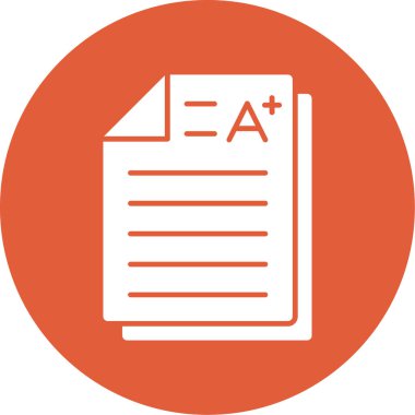 Dosya simgesinin vektör illüstrasyonu