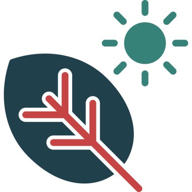 Güneş. Web simgesi basit illüstrasyon