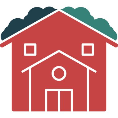 ev simgesi vektör illüstrasyonu