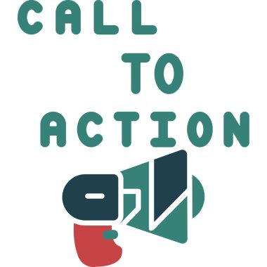 Aksiyon çağrısı gösteren mesaj işareti. Hedef alınabilmesi için iş fotoğrafı gösterme eylemi ya da eylemi ya da başarısı