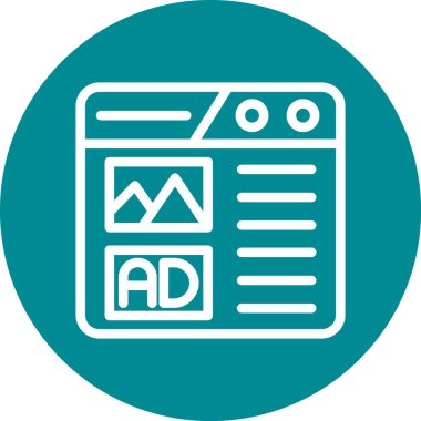 seo modern simgesinin vektör illüstrasyonu