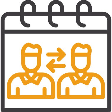 Takvim. Web simgesi basit tasarım