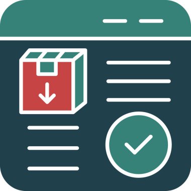 Vektör belgesi Simge illüstrasyonu