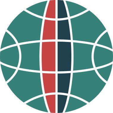 dünya simgesi, vektör illüstrasyon tasarımı