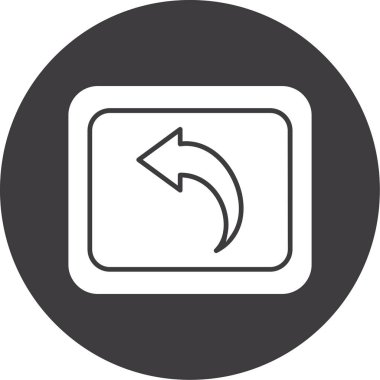 ok simgesi vektör illüstrasyonu