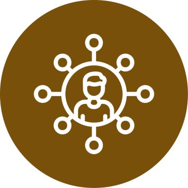 seo modern simgesinin vektör illüstrasyonu