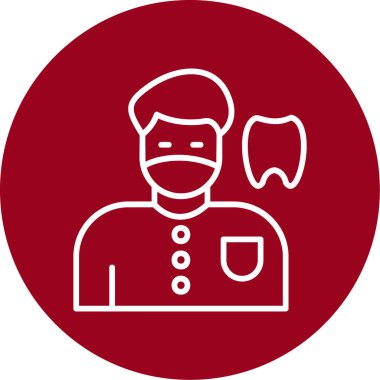 İnsan simgesinin vektör illüstrasyonu